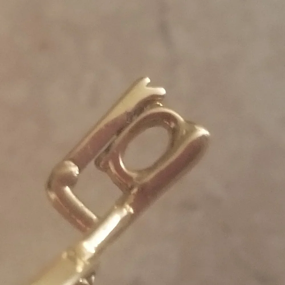 RARE LE LUXURY MONICA RICH KOSANN FLEUR DE LIS QUARTZ 18K CHARM PENDANT ENHANCER